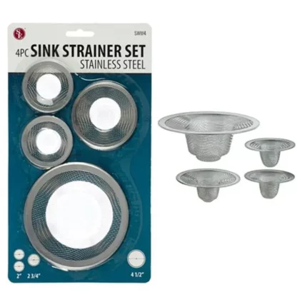 4 pc Sink Strainer