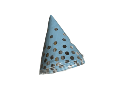 Party Hats – Blue/Silver (6Pcs)